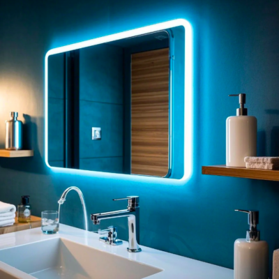 LED bathroom mirrors