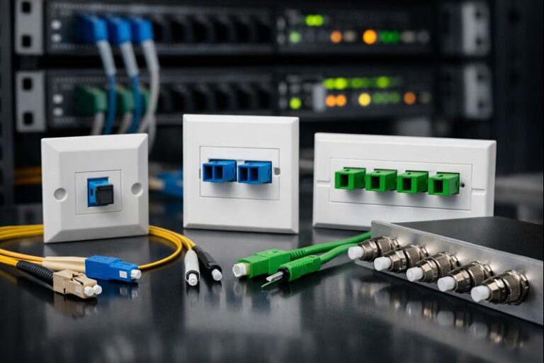 fiber faceplate