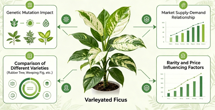 Variegated Ficus