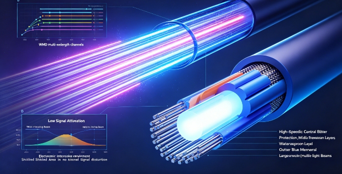 fiber optic drop cable